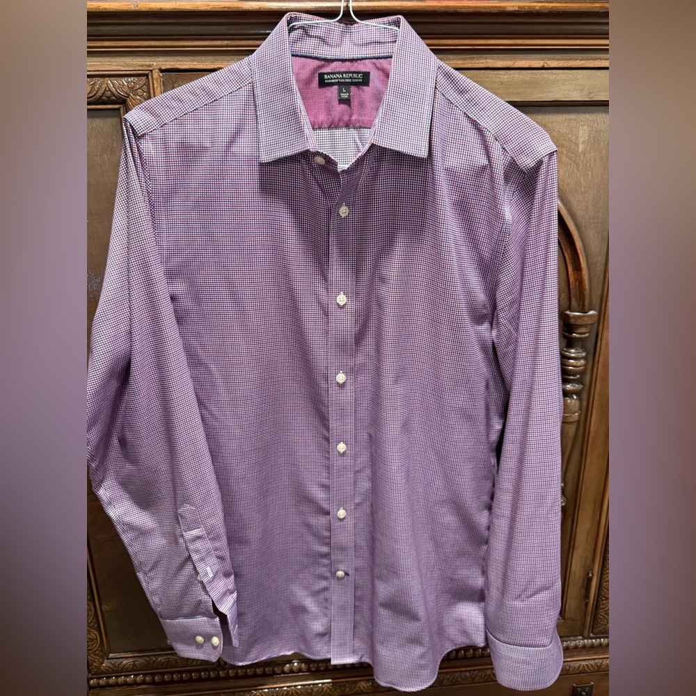 Banana Republic Button Down - Non-Iron Tailored Slim Fit - Men’s L